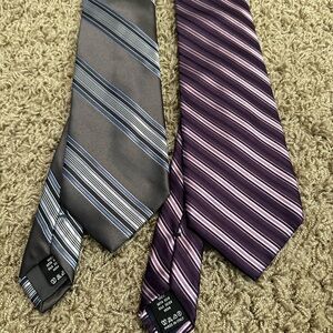 Pair of Valentino Striped Ties